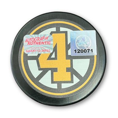 Bobby Orr Signed “The Flying Goal” 1970 Puck