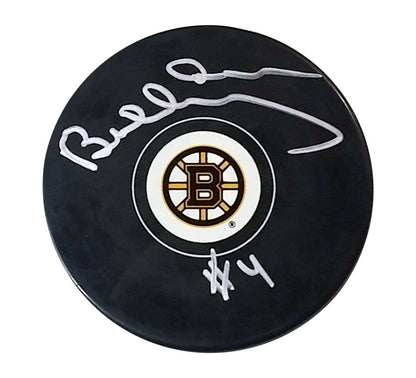 Bobby Orr Autographed Boston Bruins Logo Puck