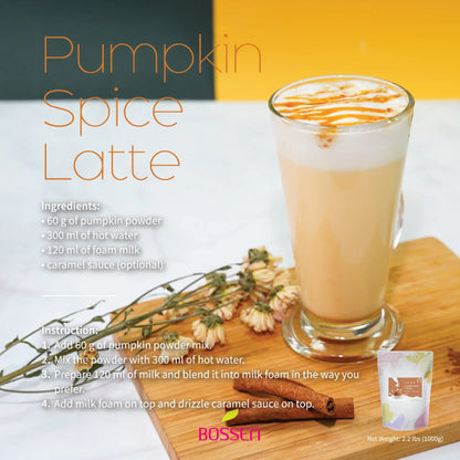 Pumpkin Spice Beverage Mix |  All in One | NEW | 2.2 Lbs. Bag - Bossen Canada - Ships Free Within Canada on Orders Above CAD $199
