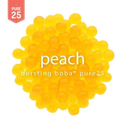 Boba Éclatante à la Pêche Pure25 - Billes Éclatantes - Bossen - Canada - Livraison Gratuite au Canada pour les Commandes Supérieures à 199 CAD