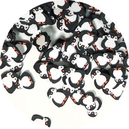 Tranches de Fimo Mini Pingouin