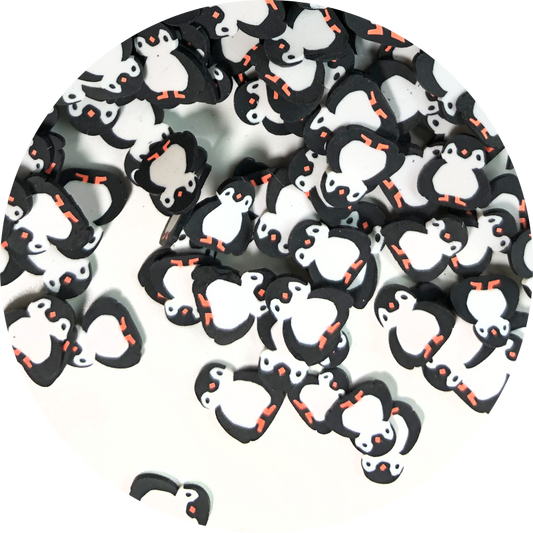 Tranches de Fimo Mini Pingouin