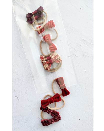 Christmas Pigtail Elastics