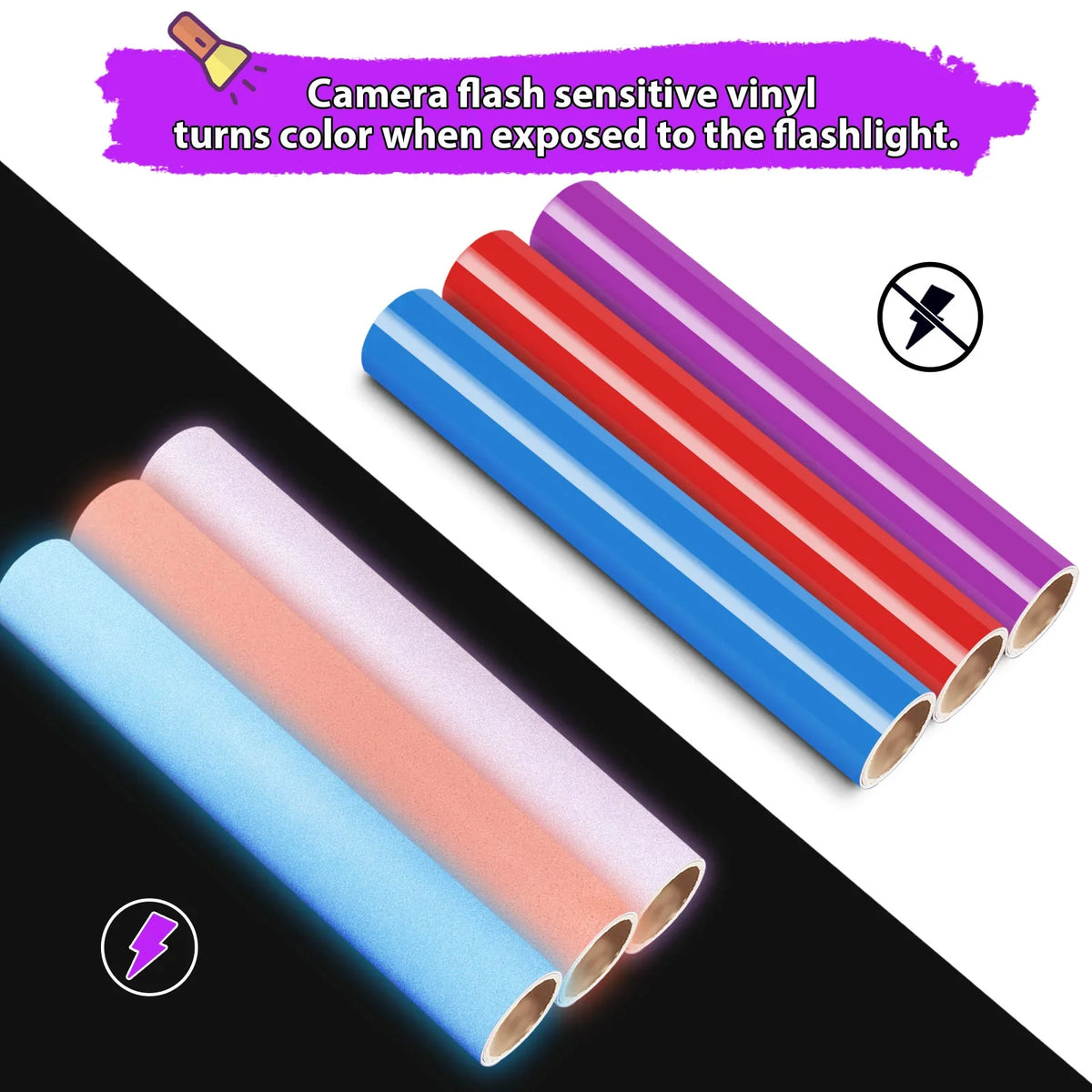 Vinyle thermocollant réfléchissant Teckwrap – Noir Encre | Vinyle thermocollant tendance et durable pour t-shirts et costumes