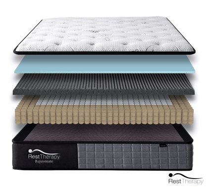 10" Rejuvenate Bamboo  Hybrid Pocket Coil Mattress
