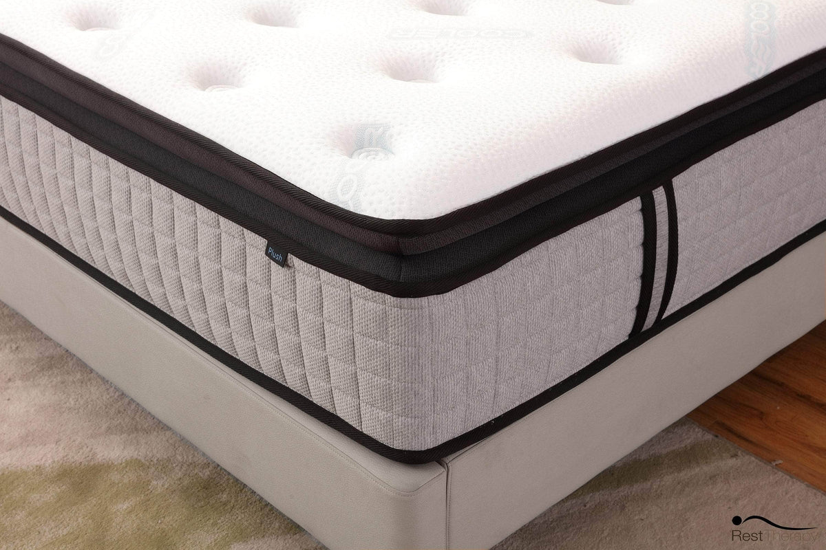 14" Euphoria Cooling Pillow Top Plush Hybrid Mattress – Gel Memory Foam & Pocket Coils