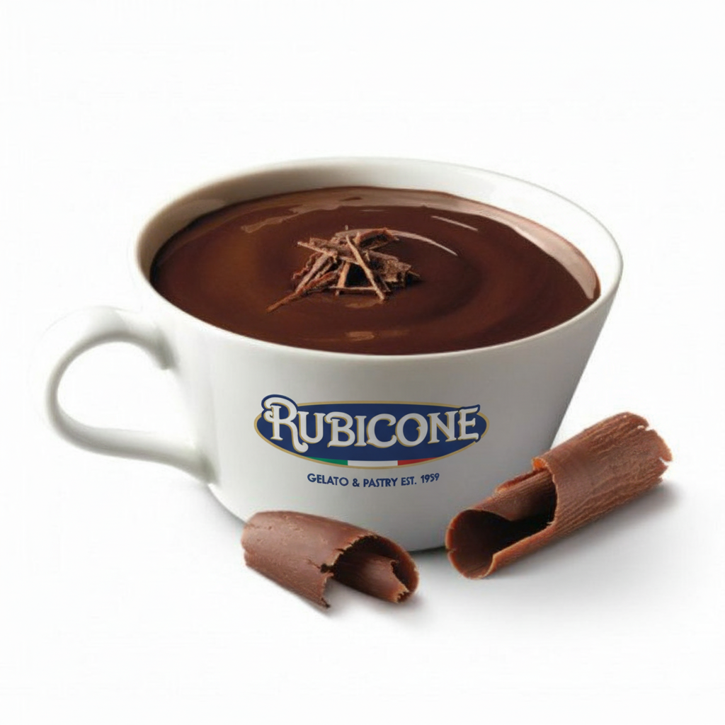 Premium Hot Chocolate Powder Mix - Hot Choco Cup - 3 KG Bag - Made in Italy by Rubicone - Canadian Distribution - Ships Free Within Canada on Orders Above CAD $199