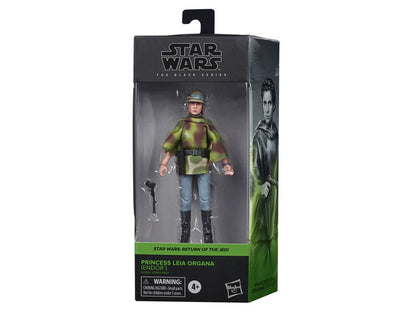 Star Wars The Black Series ROTJ Leia Endor Figurine Articulée de 15 cm