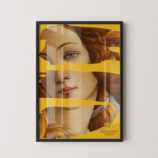 Sandro Botticelli - La Naissance de Vénus (détail) Poster (disponible encadré à la main ou sans cadre)