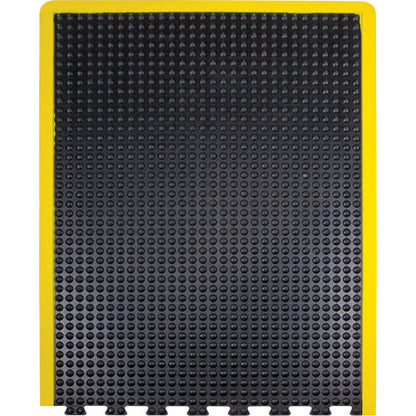 Anti-Fatigue Dome Matting, Bubbled, 3' x 4' x 1/2", Black, Rubber
