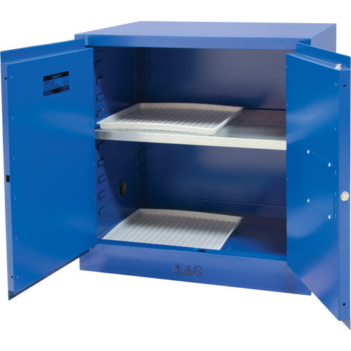 Corrosive Liquids Cabinet, 22 gal., 35" x 35" x 22"