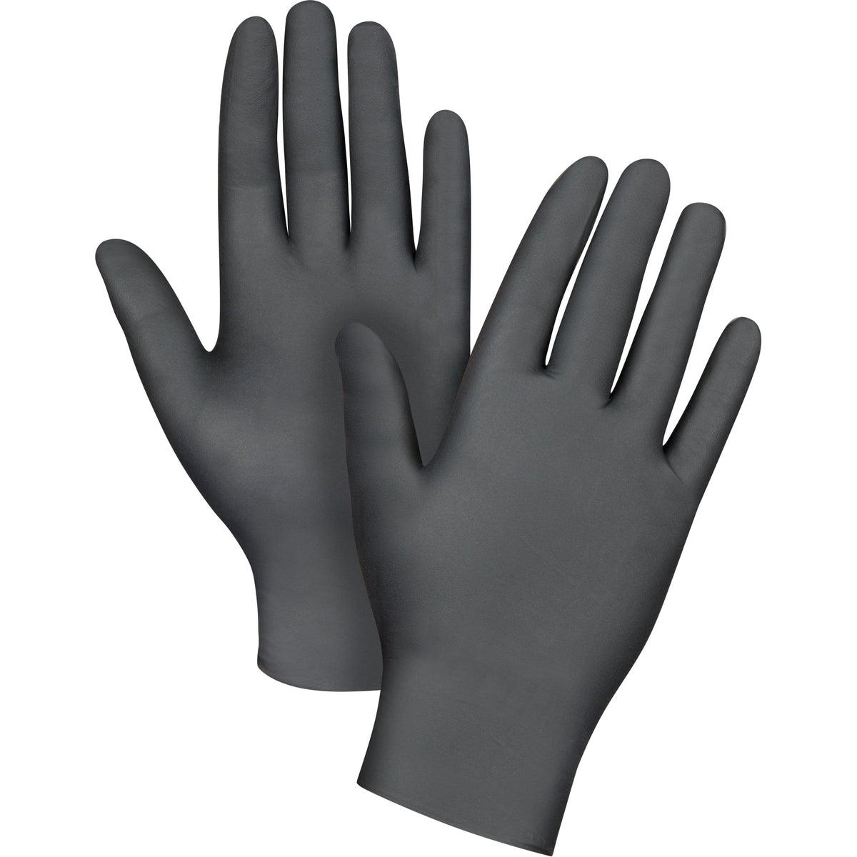 Medical Grade Disposable Gloves, Small, Nitrile, 6-mil, Powder-Free, Black, Class 2