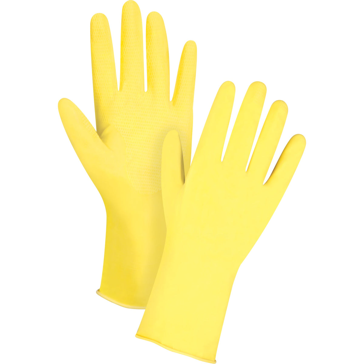 Canary Yellow Chemical-Resistant Gloves