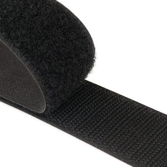 Sew-On - Velcro Fasteners Loop Black 25mm (1")