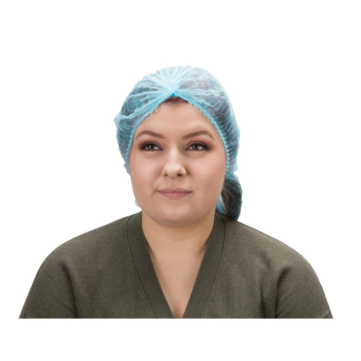 Calot bouffant plissé