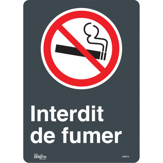 Panneau "Interdit de fumer"