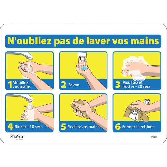 "Don't forget to wash your hands"