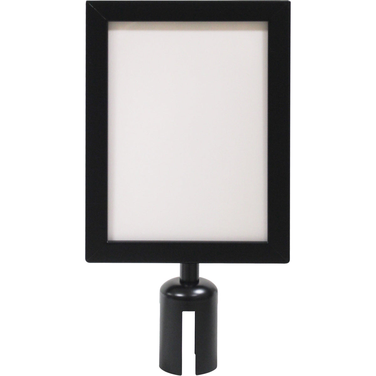Sign Frame for Crowd Control Post, Black