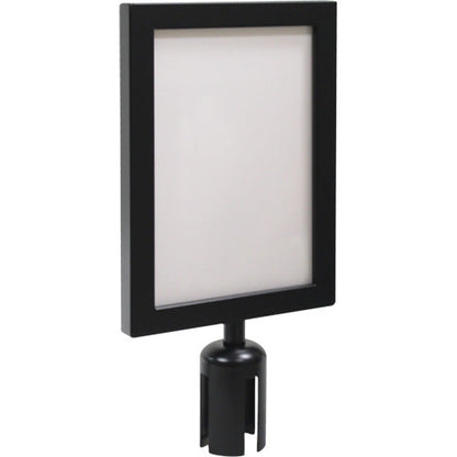 Sign Frame for Crowd Control Post, Black