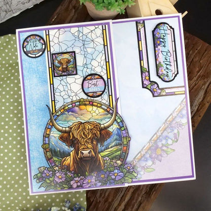 Stained Glass Wonderful Wildlife Adorable Scorable Selection