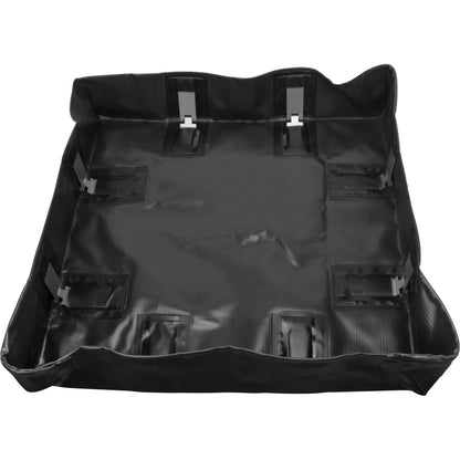 Bassin de rétention pliable, capacité 2038 litres, 3,66 m (L) x 3,66 m (l) x 15,2 cm (H), support de relevage