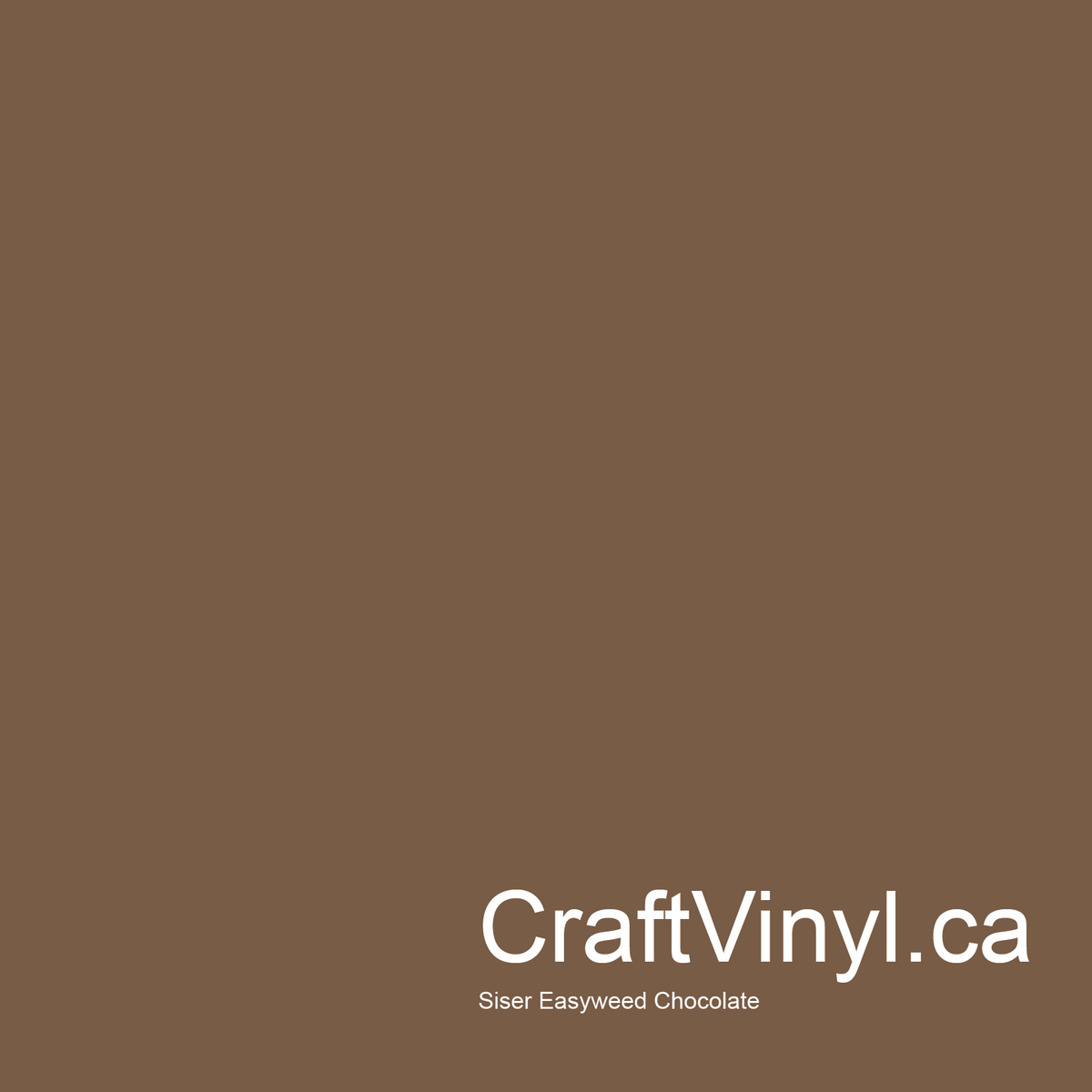 Siser Chocolate Easyweed, feuilles de 12" x 12"