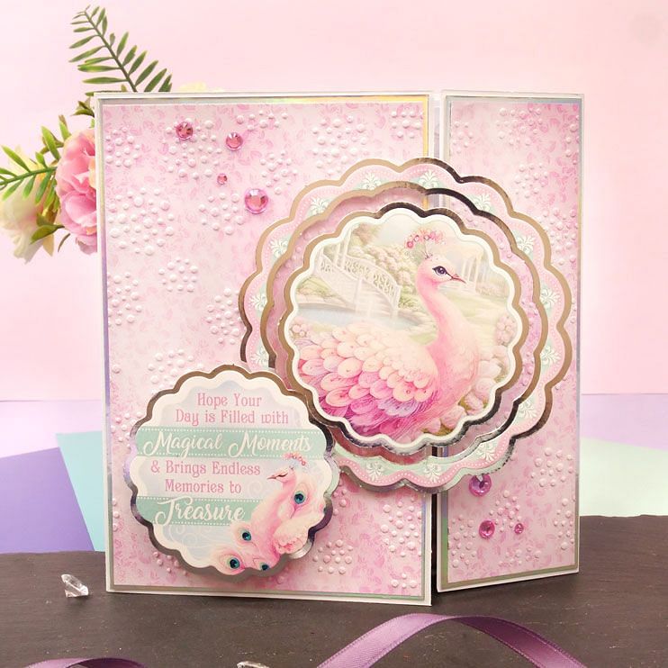 Blocs de papier Crafty Stash - Paradis des paons