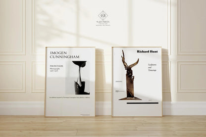 Affiches Imogen Cunningham & Richard Hunt : Impressions d'Art Minimalistes