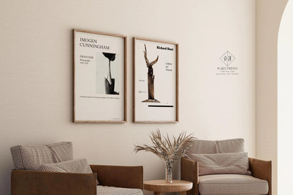 Affiches Imogen Cunningham & Richard Hunt : Impressions d'Art Minimalistes