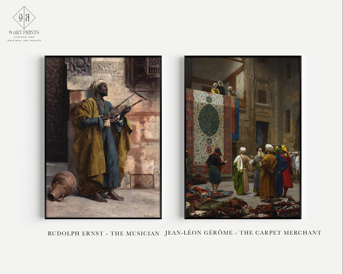 Regard vers l'Orient : Ensemble d'estampes inspirées des mondes ottoman et arabe