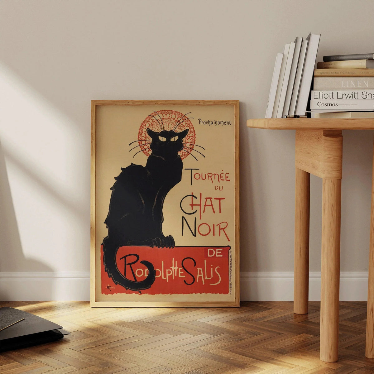Steinlen Chat Noir - Affiche du Chat Noir (disponible encadrée à la main ou non encadrée)