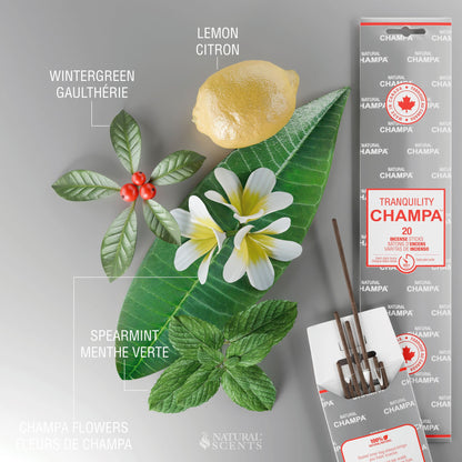 Tranquility Champa Incense Sticks