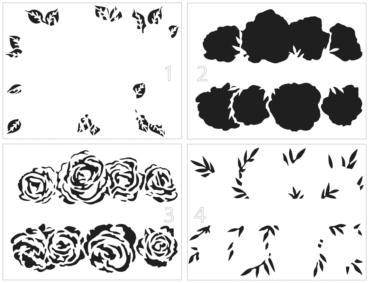 The Crafters Workshop Layered Rose Banner
