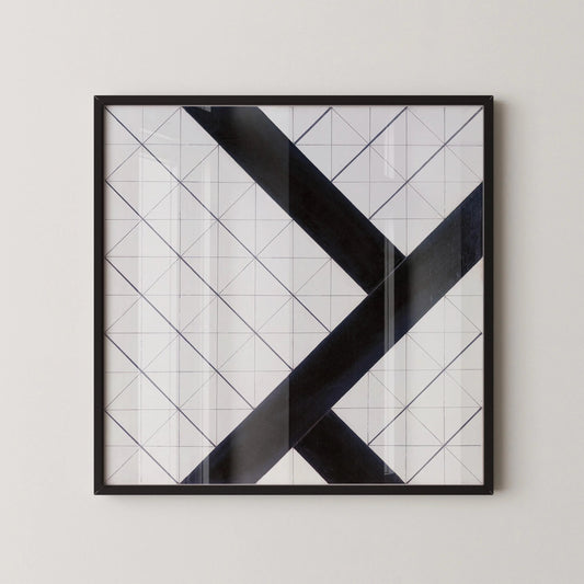 Theo van Doesburg Contre-composition VI Estampe : Art moderne Bauhaus (Encadré disponible)