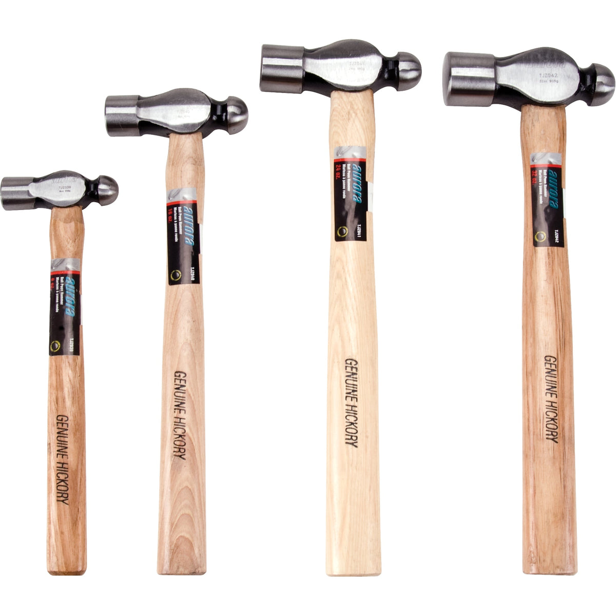 Jeu de marteaux à panne ronde, 4 pièces