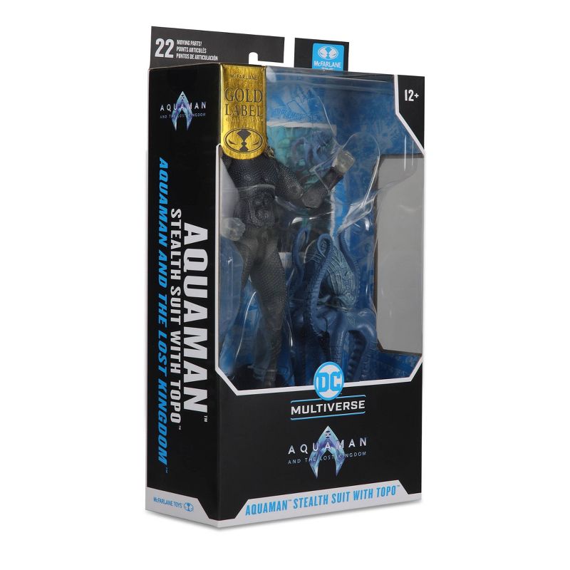 McFarlane Toys Aquaman Film Combinaison Furtive avec Topo - Exclusivité