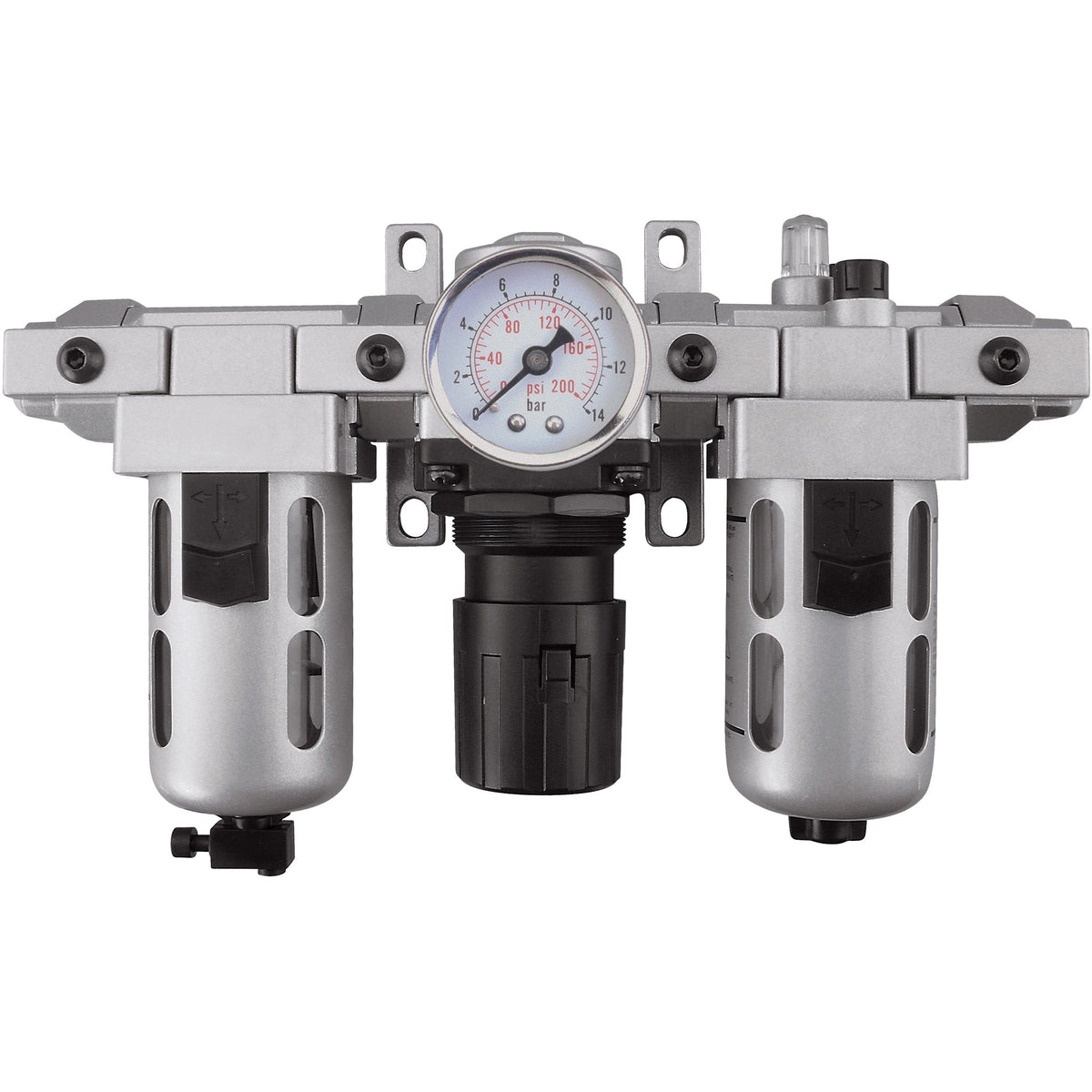 Modular Filter, Regulator & Lubricator (Gauge Included), 3/8" NPT