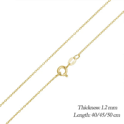 Timeless Elegance: 925 Sterling Silver Adjustable Necklace Chain For Women