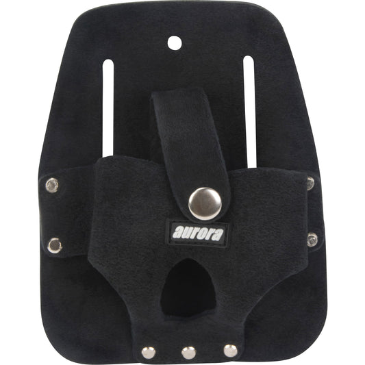 Grand support à ruban, support de mètre ruban, cuir, 1 poche