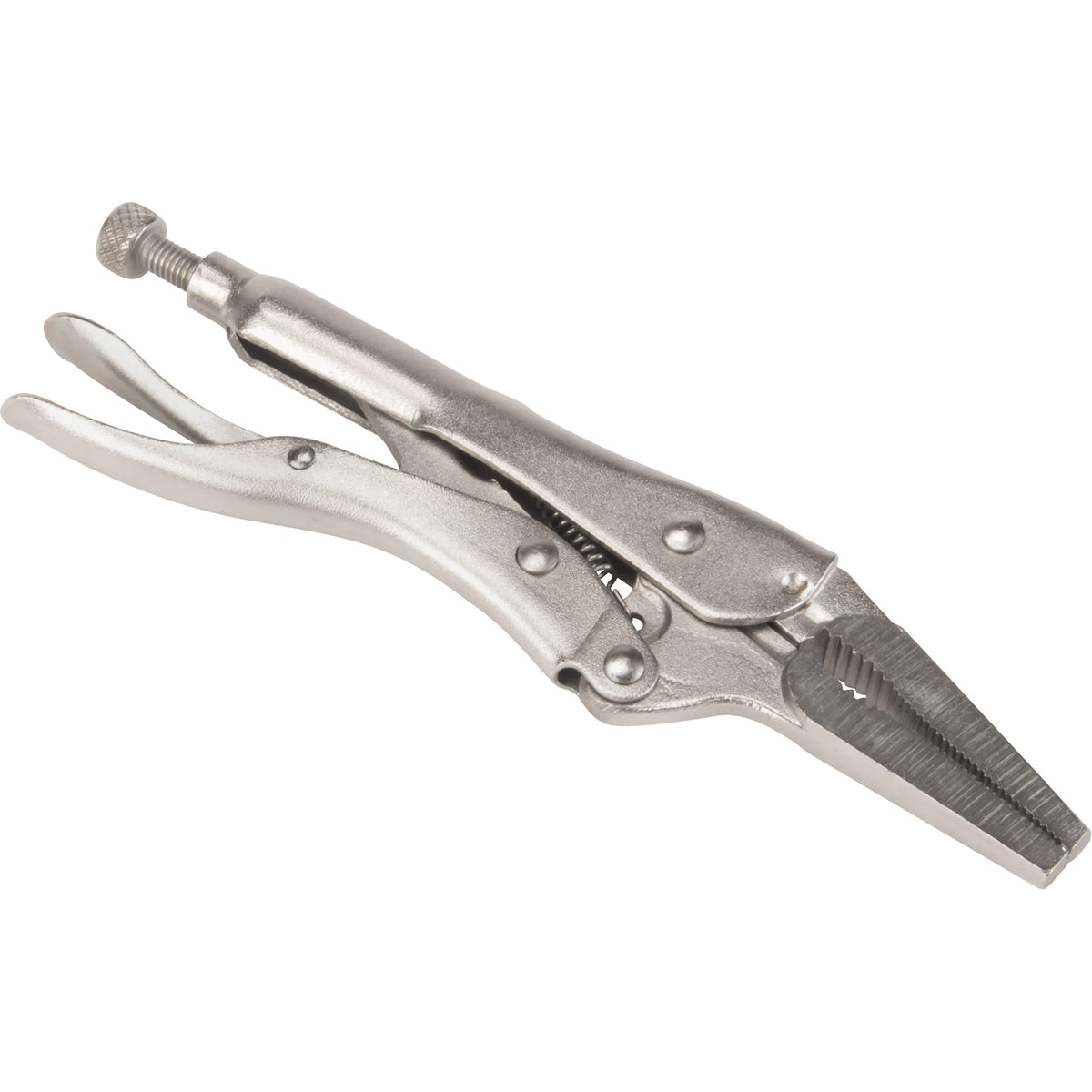 Locking Pliers with Wire Cutter, 6-1/2" Length, Long Nose