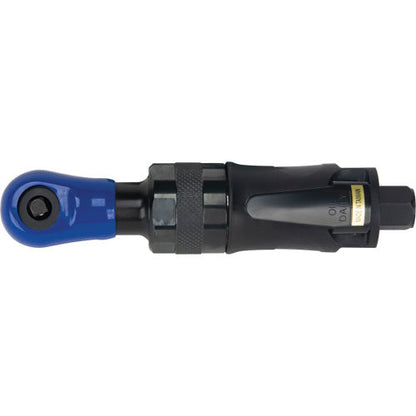 Stubby Industrial Air Ratchet Wrench, 1/4" Drive, 1/4" NPT, 3 CFM