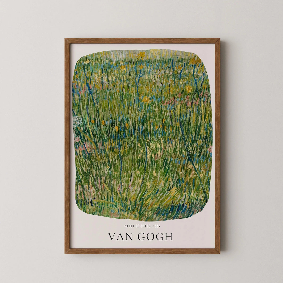 Vincent Van Gogh - Patch of Grass | Iconic Classic Impressionist Exhibition Poster Fine Art Print (available handframed or unframed)