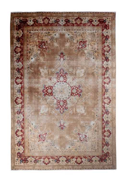 Vintage Tabriz Rug | 7' 5" x 11' 4"