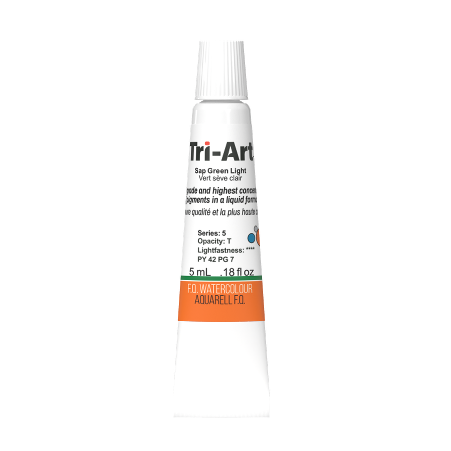 Aquarelles Tri-Art - Vert sève clair