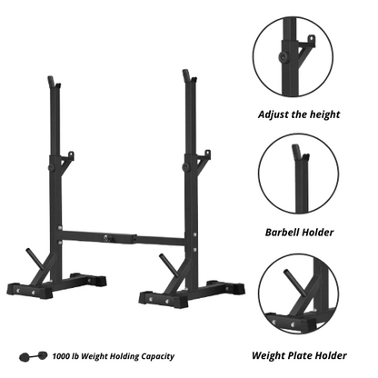 Rack à Squats Ajustable | HAJEX