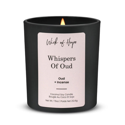 Whispers of Oud Candle | Oud + Incense