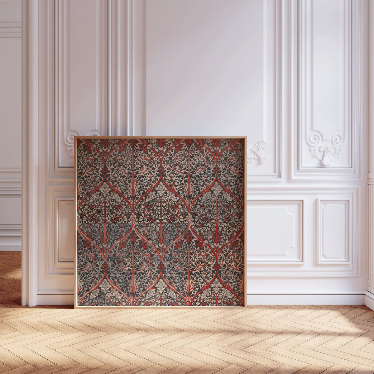 Impression botanique vintage : Art Giclée motif fève (option encadrée)
