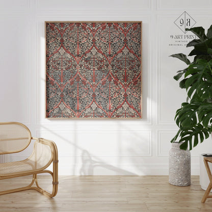 Impression botanique vintage : Art Giclée motif fève (option encadrée)