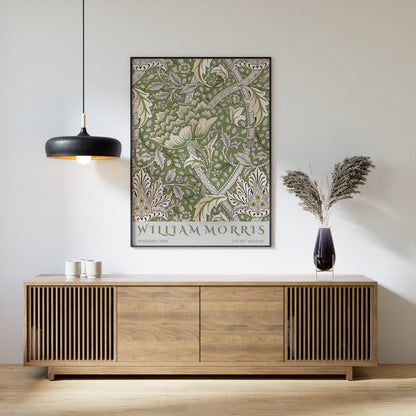 Impression d'art William Morris Windrush : Affiche botanique vintage