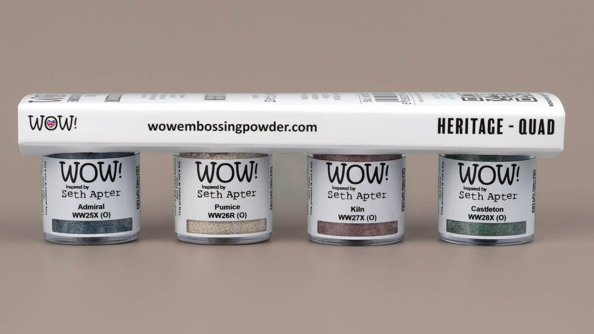 WOW! Embossing Powder - Heritage Quad - Inspired by Seth Apter